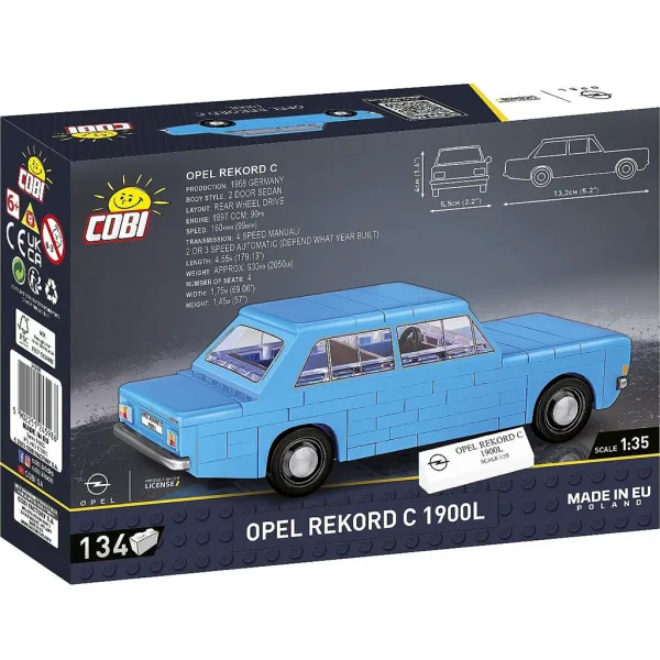 COBI: Set de construcție Opel Rekord C 1900 L (24598) imaginea 3