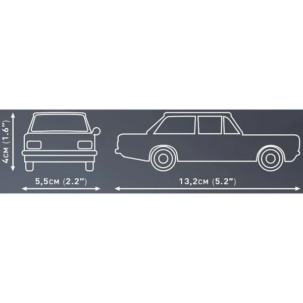 COBI: Set de construcție Opel Rekord C 1900 L (24598) imaginea 4