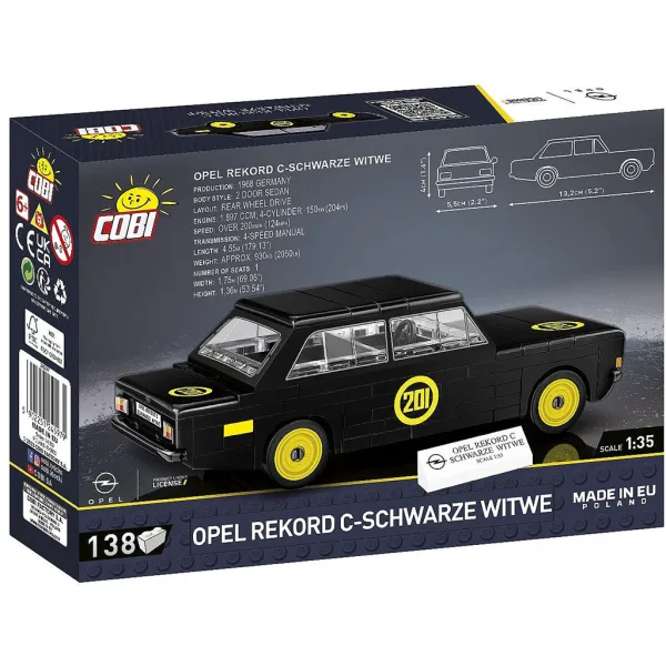 COBI: Set de construcție Opel Rekord C Văduva Neagră (24597) imaginea 3