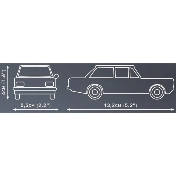 COBI: Set de construcție Opel Rekord C Văduva Neagră (24597) imaginea 4