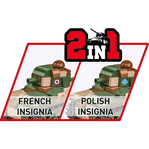 COBI: Set de construcție Renault R-35 (2719) imaginea 4