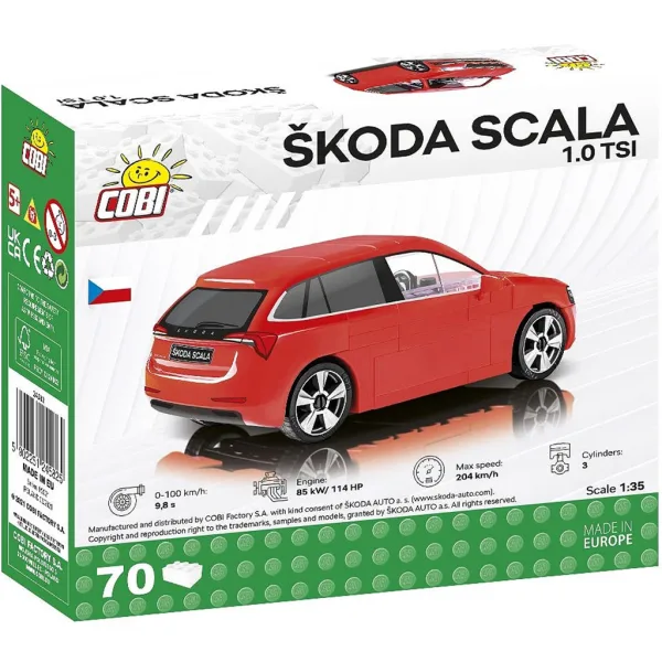 COBI: Set de construcție Škoda Scala 1.0 TSI (24582) imaginea 3
