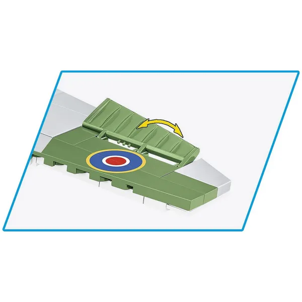 COBI: Set de construcție Spitfire Mk XVI Bubbletop (5865) imaginea 4