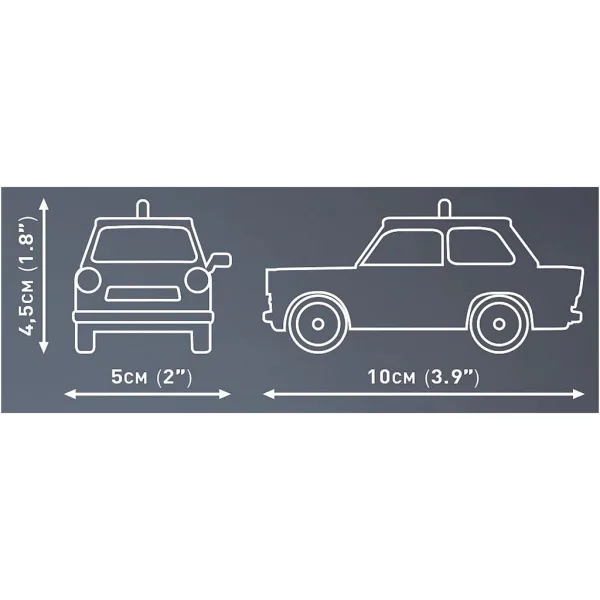 COBI: Set de construcție Trabant 601 Polizei (24541) imaginea 3