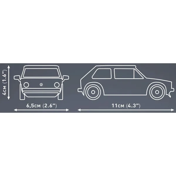 COBI: Set de construcție Volkswagen Golf Mk1 (24613) imaginea 4