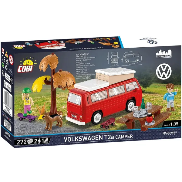 COBI: Set de construcție Volkswagen T2a Camper (24616) imaginea 8