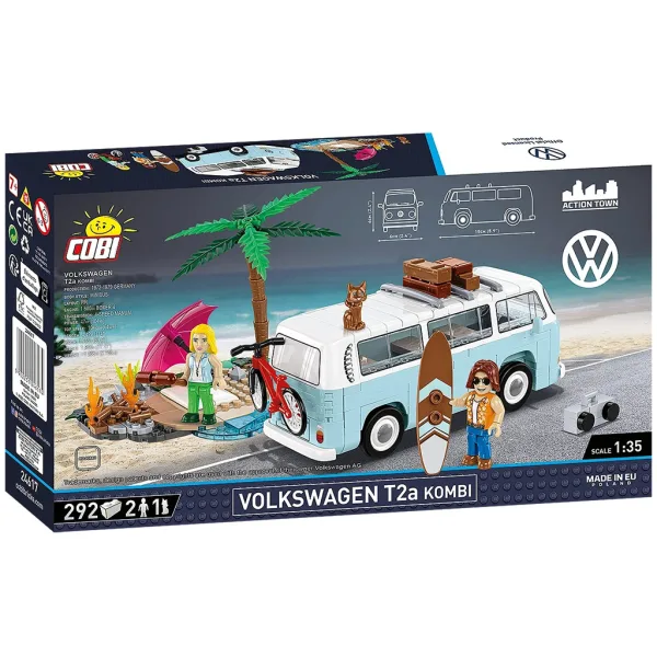 COBI: Set de construcție Volkswagen T2a Kombi (24617) imaginea 6