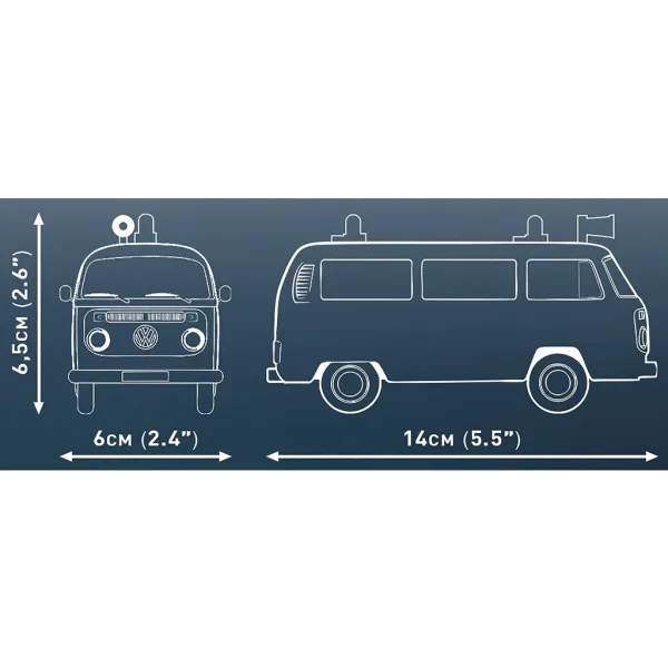 COBI: Set de construcție Volkswagen T2b Mașină de Pompieri (24622) imaginea 4