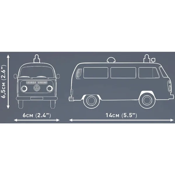 COBI: Set de construcție Volkswagen T2b ambulanță (24619) imaginea 4