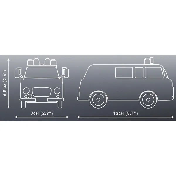 COBI: Set de construcție ambulanță Barkas B1000 (24595) imaginea 4
