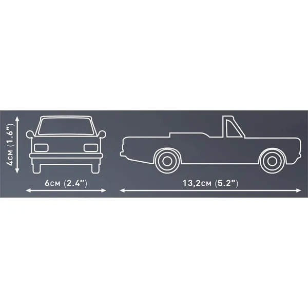 COBI: Set de construcție decapotabilă Opel Rekord C 1700 L (24599) imaginea 4