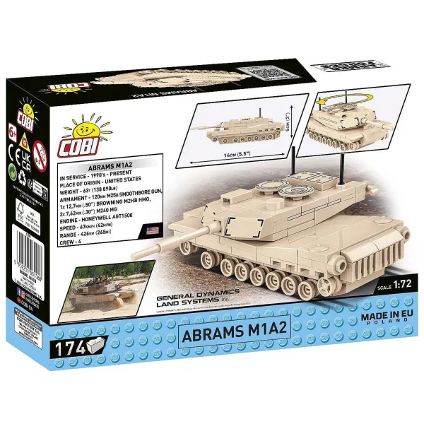 COBI: Set de construcție tanc Abrams M1A2 (3106) imaginea 5