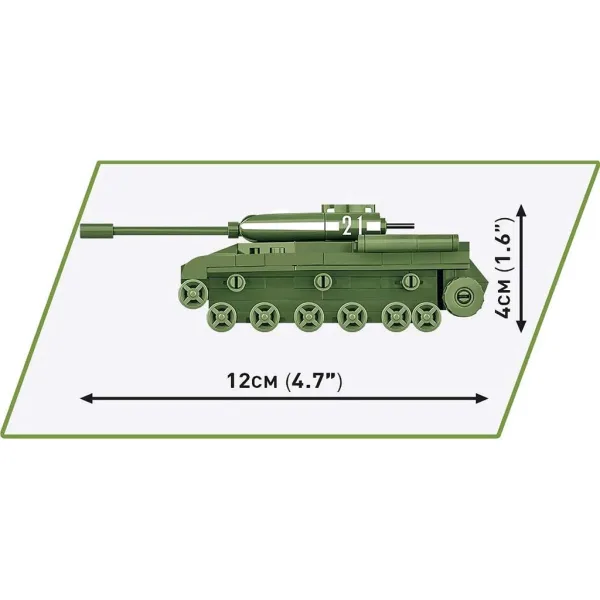 COBI: Set de construcție tanc IS-2 (3098) imaginea 4