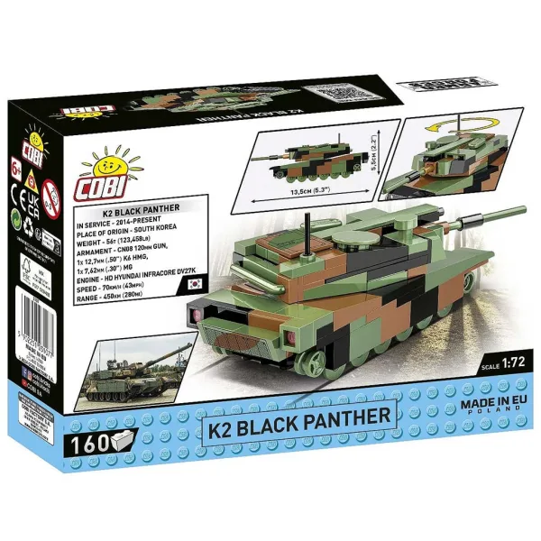 COBI: Set de construcție tanc K2 Black Panther (3107) imaginea 5