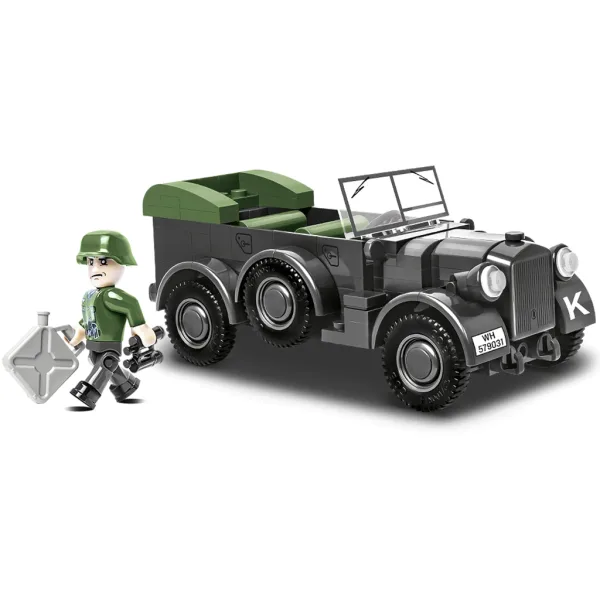 COBI: Set de construcție vehicul militar 1937 Horch 901 kfz.15 (2405) imaginea 2