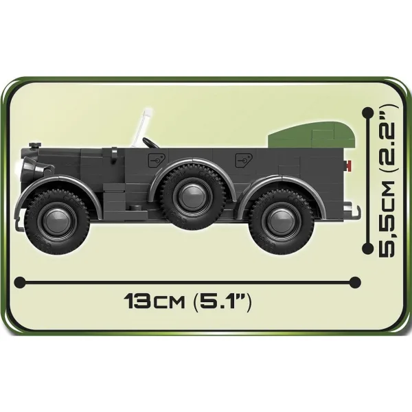 COBI: Set de construcție vehicul militar 1937 Horch 901 kfz.15 (2405) imaginea 3