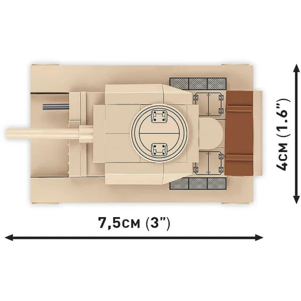 COBI: Tanc german Panzer III Ausf. L – joc de construcție (3090) imaginea 4