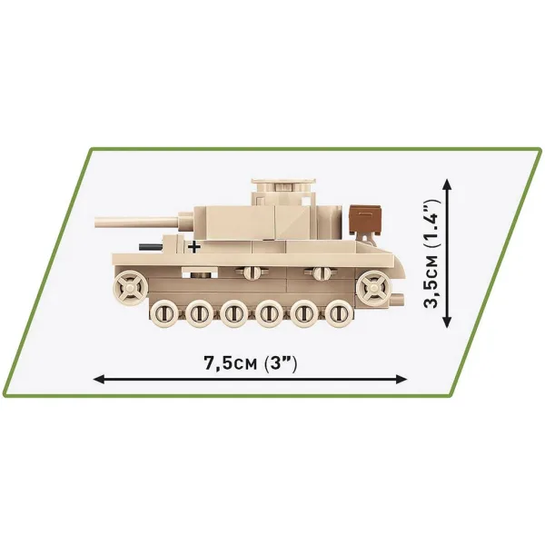 COBI: Tanc german Panzer III Ausf. L – joc de construcție (3090) imaginea 5