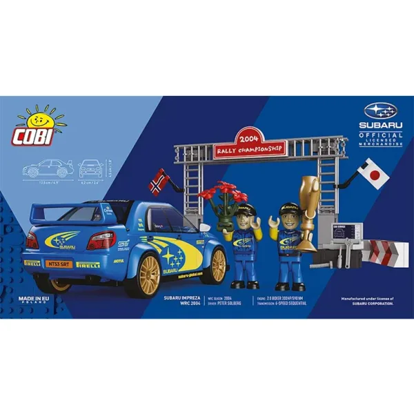 COBI: set de construcție auto Subaru Impreza WRC 2004 (24652) imaginea 2