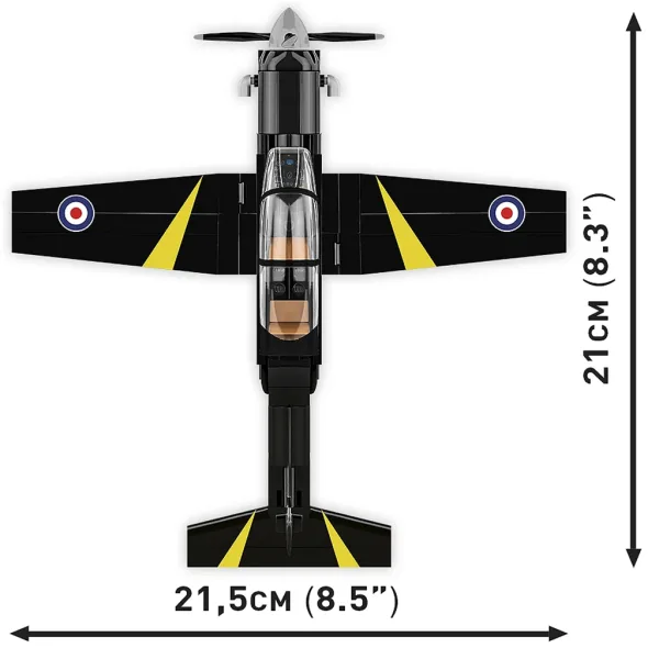 COBI: set de construcție negru Beechcraft T-6 Texan II (26626) imaginea 4