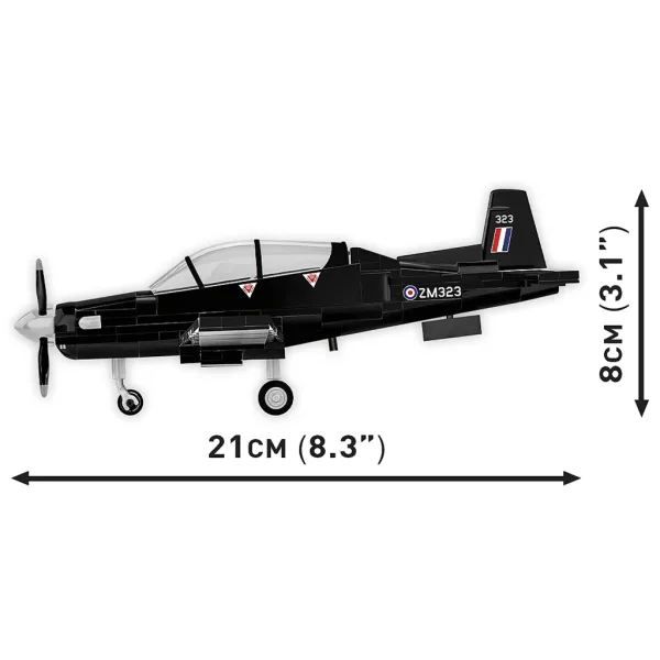 COBI: set de construcție negru Beechcraft T-6 Texan II (26626) imaginea 5
