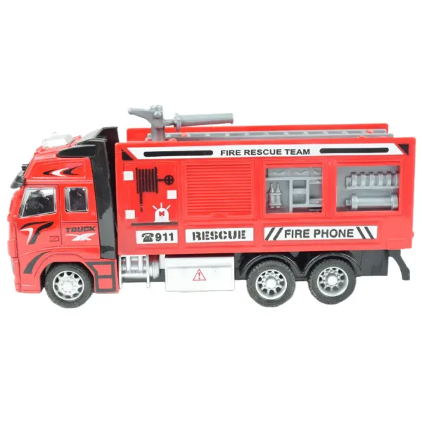 Camion de pompieri: Camion de pompieri cu roți de aterizare în diferite variante de 19cm. imaginea 6