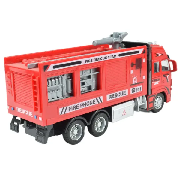 Camion de pompieri: Camion de pompieri cu roți de aterizare în diferite variante de 19cm. imaginea 7