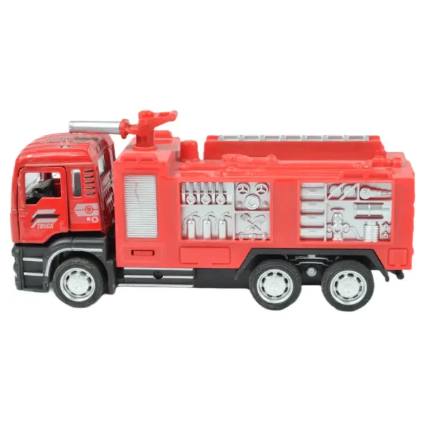 Camion de pompieri: Camion de pompieri cu spatele în două variante de 14cm imaginea 3