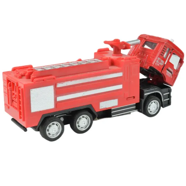 Camion de pompieri: Camion de pompieri cu spatele în două variante de 14cm imaginea 4
