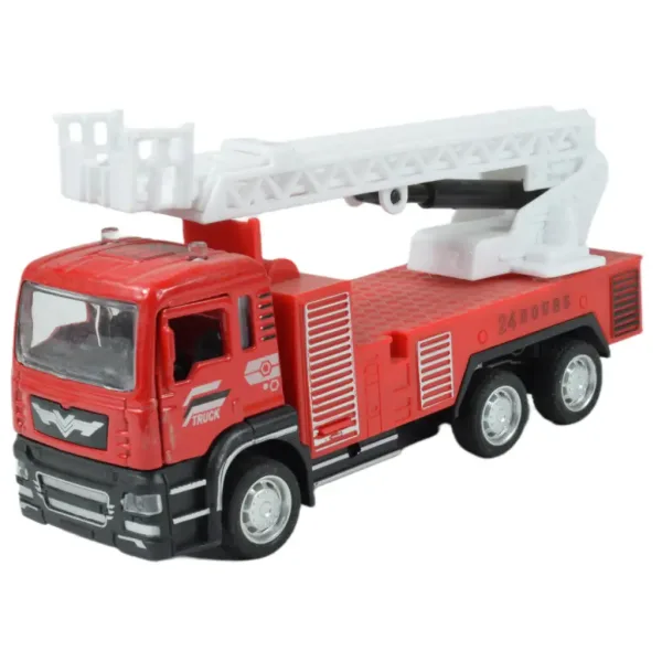 Camion de pompieri: Camion de pompieri cu spatele în două variante de 14cm imaginea 5
