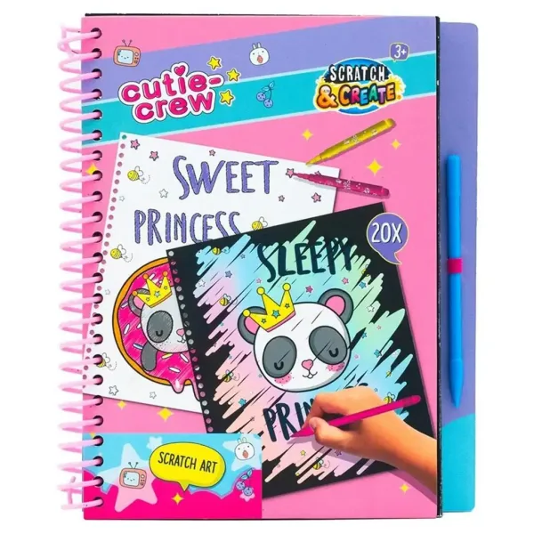 Canenco: Carte de colorat Cutie Crew cu 20 de pagini imaginea 1