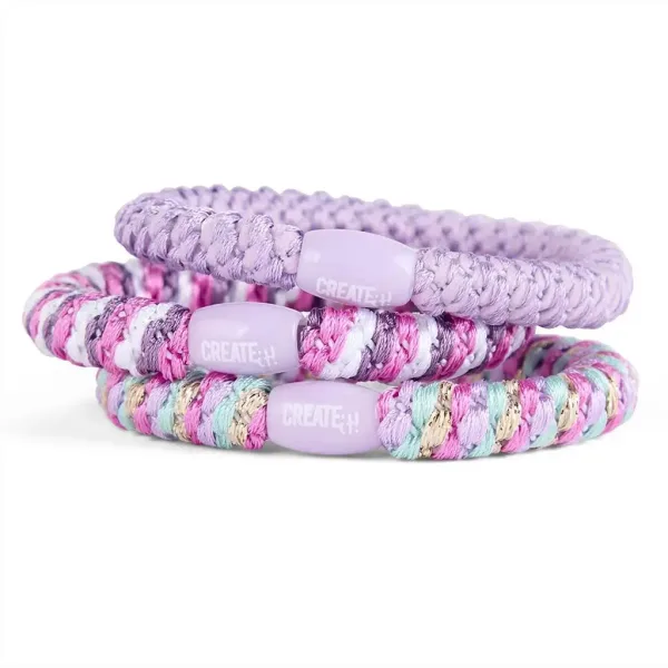 Canenco: Create It! Set de 3 elastice de păr în diferite culori 1 buc. imaginea 2