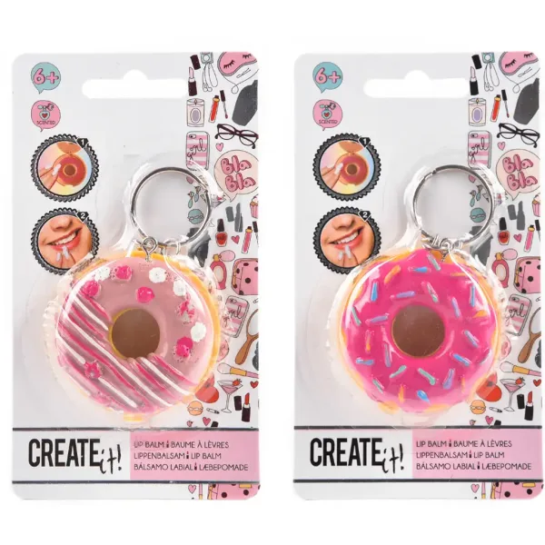 Canenco: Create It! balsam de buze în formă de gogoașă în mai multe variante 1buc imaginea 3