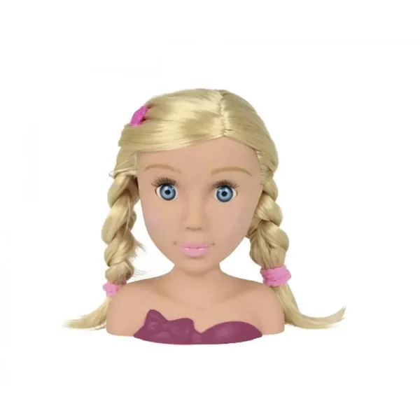 Cap de păpușă blondă pentru coafat cu accesorii - Simba Toys imaginea 3