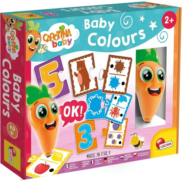Carotina baby: Joc educativ de asociere colorată pentru dezvoltarea abilităților - Lisciani imaginea 1