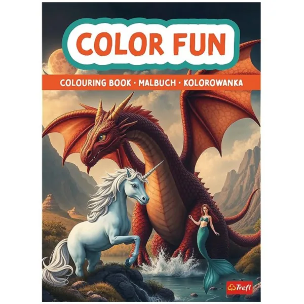 Carte de colorat – Lumea fanteziei - Trefl imaginea 1