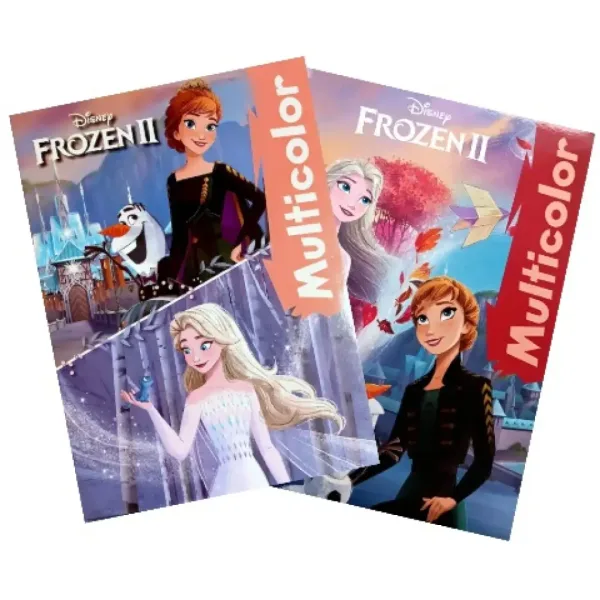 Carte de colorat Frozen, format A4, disponibilă în două variante imaginea 1