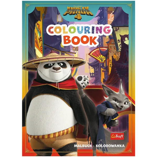 Carte de colorat Kung Fu Panda - Trefl imaginea 1