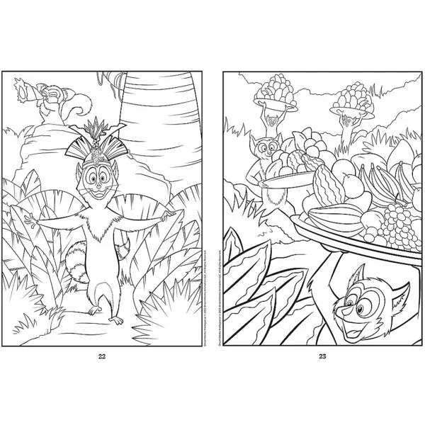 Carte de colorat Madagascar - Trefl imaginea 3