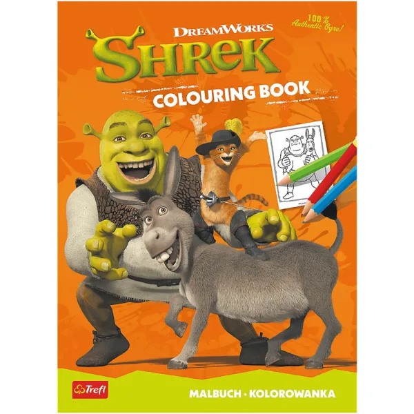 Carte de colorat Shrek - Trefl imaginea 1