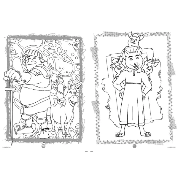 Carte de colorat Shrek - Trefl imaginea 2