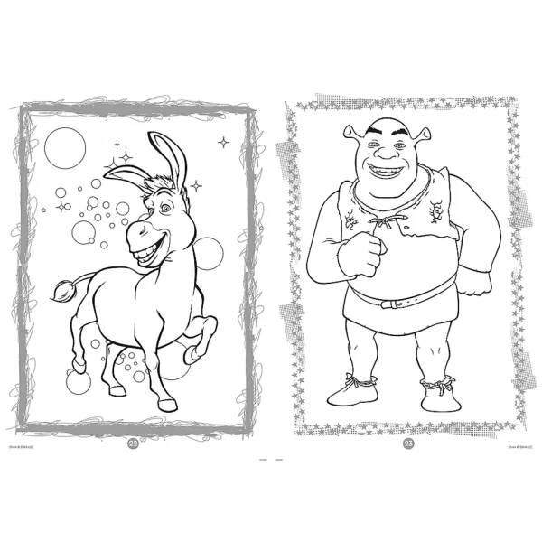 Carte de colorat Shrek - Trefl imaginea 3