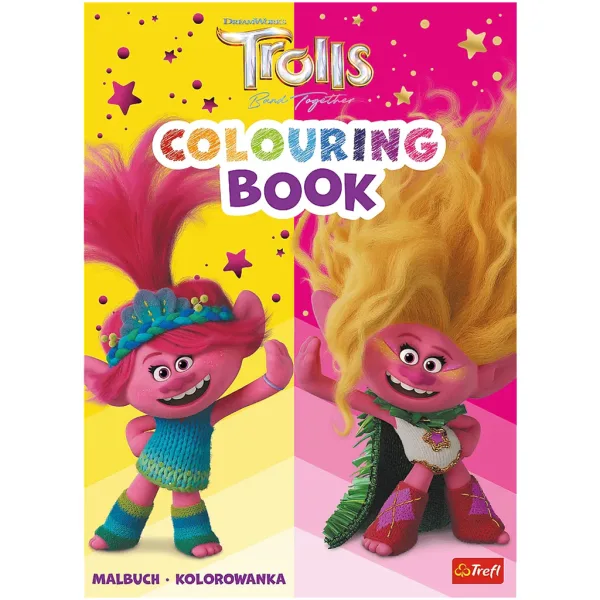 Carte de colorat cu troli - Trefl imaginea 1