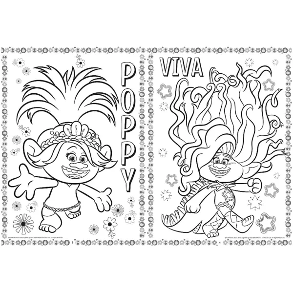 Carte de colorat cu troli - Trefl imaginea 2