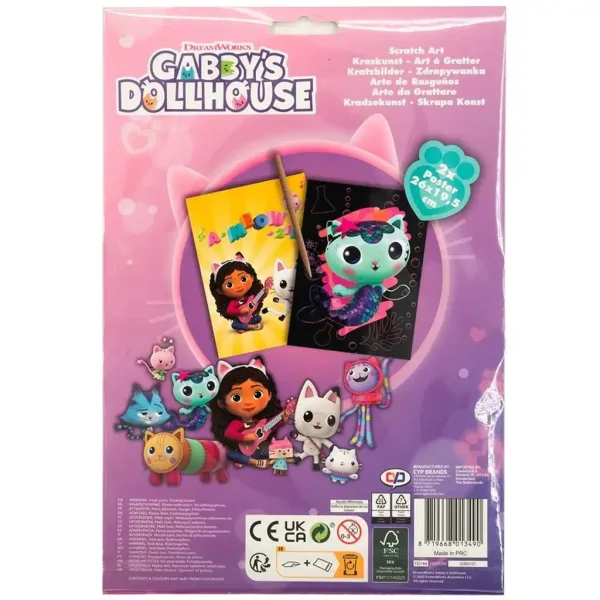Casa de păpuși Gabi: Set de postere artistice, 2 bucăți imaginea 3