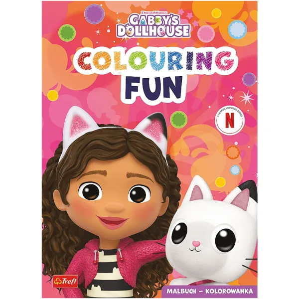 Casa de păpuși a lui Gabi: Carte de colorat Gabi și Pandi Lăbuță - Trefl imaginea 1