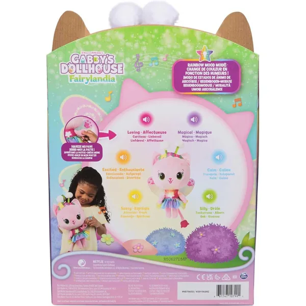 Casa de păpuși a lui Gabi: Kitty zână de pluș, 30 cm - Spin Master imaginea 2