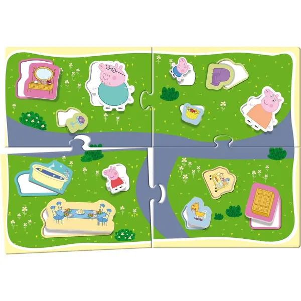 Casa educațională 3D Peppa Pig - Lisciani imaginea 3