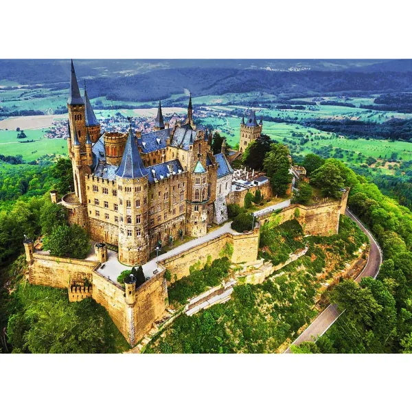 Castelul Hohenzollern puzzle premium plus calitate 1000 de piese - Trefl imaginea 2