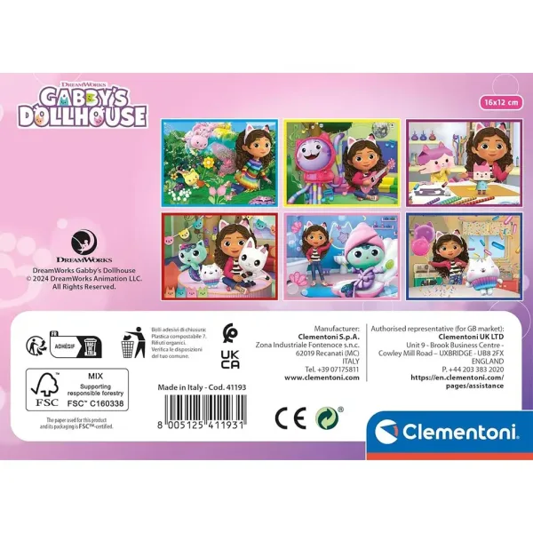 Căsuța de păpuși Gabi 12 cuburi de poveste - Clementoni imaginea 2